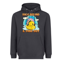 Smoke duck around and find out Heavyweight Hoodie - MaliasSmallBusiness