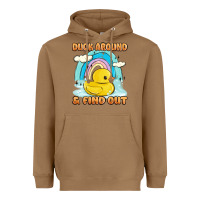 Toasted Coconut duck around and find out Heavyweight Hoodie - MaliasSmallBusiness