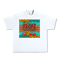 White sassy little soul Urban Heavy Tee - HRA Design Shop