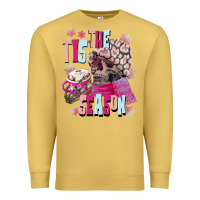 Antique Gold tis the season winter skull Premium Sweatshirt - NancyCooperArtShop