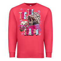Cardinal tis the season winter skull Premium Sweatshirt - NancyCooperArtShop