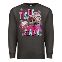 Smoke tis the season winter skull Premium Sweatshirt - NancyCooperArtShop