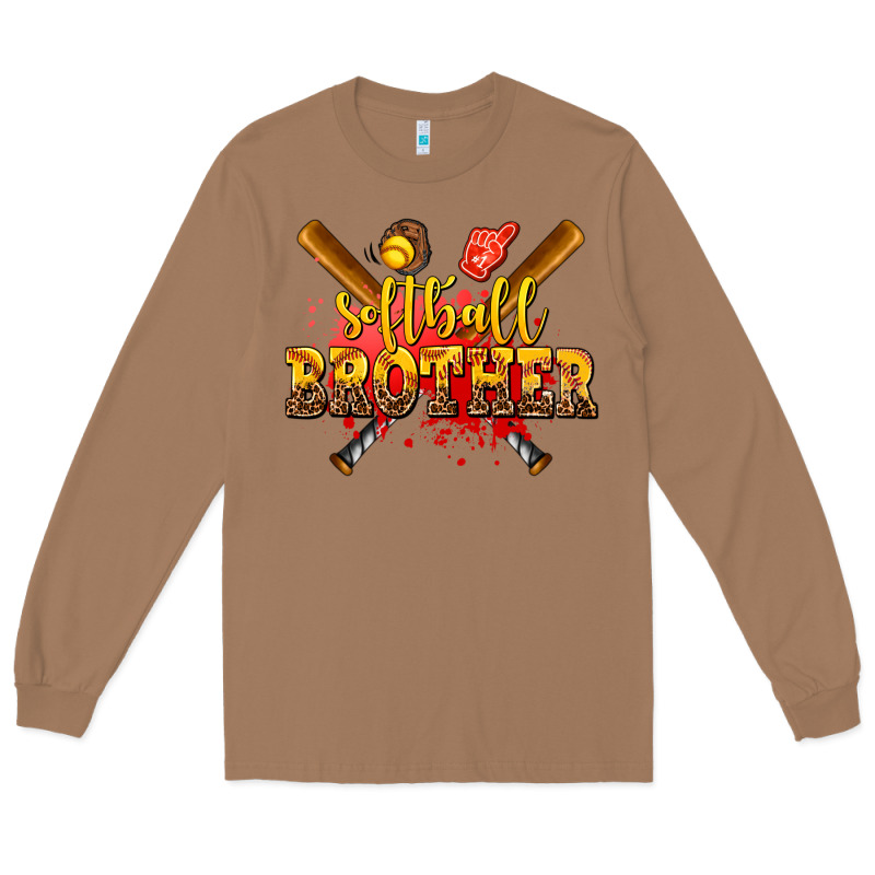 Softball Brother Long Sleeve Tee by AdoDesignShop | Teevron
