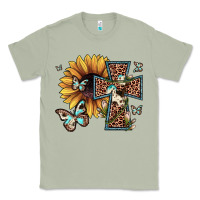 Matcha leopard cross sunflower butterfly Classic Tee - JahusDesignShop