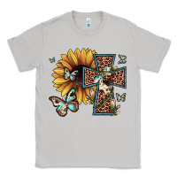 Moon Dust leopard cross sunflower butterfly Classic Tee - JahusDesignShop