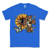 True Royal leopard cross sunflower butterfly Classic Tee - JahusDesignShop
