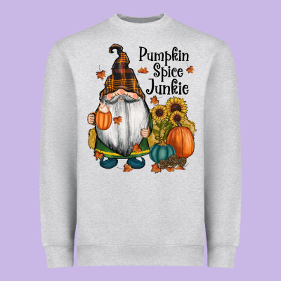 Pumpkin Spice Junkie Heavyweight Sweatshirt Designed By Ranaportraitstore