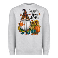 Heather Grey pumpkin spice junkie Heavyweight Sweatshirt - RanaPortraitStore
