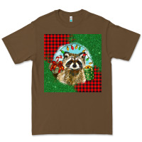 Cacao christmas raccoon Premium Tee - BarkalooDesign