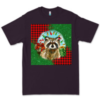 Plum christmas raccoon Premium Tee - BarkalooDesign