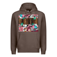 Coffee custom name Premium Hoodie - LillyAllenDesigns
