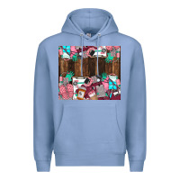 Colony Blue custom name Premium Hoodie - LillyAllenDesigns