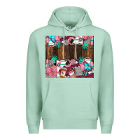 Seafoam custom name Premium Hoodie - LillyAllenDesigns