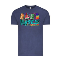 Vintage Denim popsicle season Vintage Tee - SublimationCraftShop