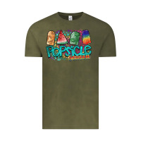 Vintage Olive popsicle season Vintage Tee - SublimationCraftShop