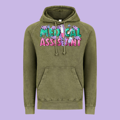 Medical Assistant Vintage Hoodie Designed By Texasbilliewilder
