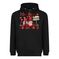 Black i love being a lunch lady Heavyweight Hoodie - MaliasSmallBusiness