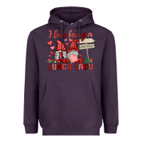 Plum i love being a lunch lady Heavyweight Hoodie - MaliasSmallBusiness