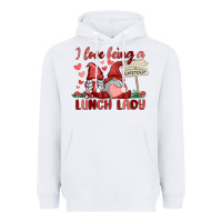 White i love being a lunch lady Heavyweight Hoodie - MaliasSmallBusiness