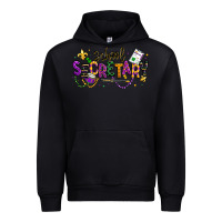 Black mardi gras school secretary Urban Hoodie - texasbilliewilder