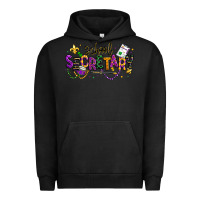 Pigment Black mardi gras school secretary Urban Hoodie - texasbilliewilder