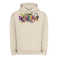 Pigment French Oak mardi gras school secretary Urban Hoodie - texasbilliewilder