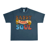 Midnight Navy sassy little soul Urban Heavy Tee - HRA Design Shop