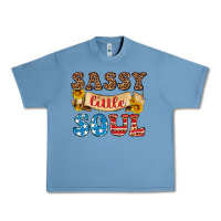 Pebble Blue sassy little soul Urban Heavy Tee - HRA Design Shop