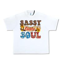 White sassy little soul Urban Heavy Tee - HRA Design Shop