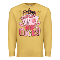 Antique Gold feeling lucky Premium Sweatshirt - MaliasSmallBusiness