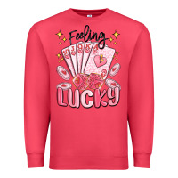 Cardinal feeling lucky Premium Sweatshirt - MaliasSmallBusiness