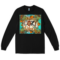 Black cozy vibes tumbler Long Sleeve Tee - BundleAndBundleShop
