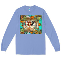 Colony Blue cozy vibes tumbler Long Sleeve Tee - BundleAndBundleShop