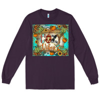 Plum cozy vibes tumbler Long Sleeve Tee - BundleAndBundleShop