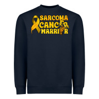 Navy Sarcoma Cancer Warrior Heavyweight Sweatshirt - texasbilliewilder
