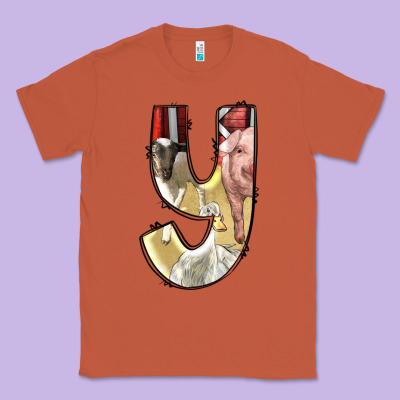 Farm Life Alphabet Lowercase Letters Y Classic Tee Designed By Bundleandbundleshop