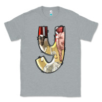 Heather Grey farm life alphabet lowercase letters y Classic Tee - BundleAndBundleShop