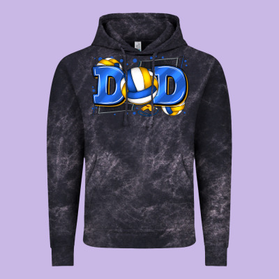 Dad Volleyball Vintage Hoodie Designed By Zillion Design Studio