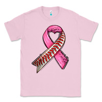 Bubblegum Pink breast cancer sport ribbons Classic Tee - AdoDesignShop