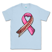 Dusty Blue breast cancer sport ribbons Classic Tee - AdoDesignShop