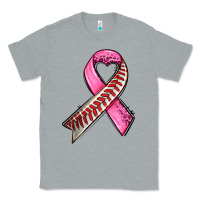 Heather Grey breast cancer sport ribbons Classic Tee - AdoDesignShop