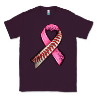 Plum breast cancer sport ribbons Classic Tee - AdoDesignShop