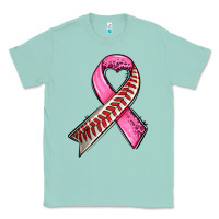 Seafoam breast cancer sport ribbons Classic Tee - AdoDesignShop