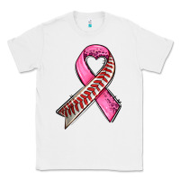White breast cancer sport ribbons Classic Tee - AdoDesignShop