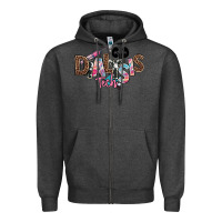 Charcoal Heather dialysis technician kidney tech Zipper Hoodie - NancyCooperArtShop