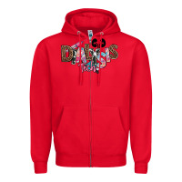 Red dialysis technician kidney tech Zipper Hoodie - NancyCooperArtShop