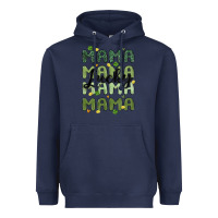 Navy lucky mama Heavyweight Hoodie - MaliasSmallBusiness