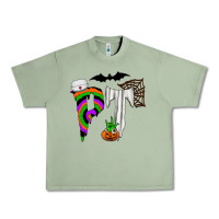 Oil Green pt Urban Heavy Tee - CowhideDigitalArt