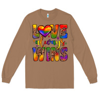 Toasted Coconut love always wins Long Sleeve Tee - JahusDesignShop
