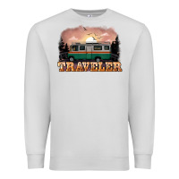Dove Grey traveler Premium Sweatshirt - NancyCooperArtShop